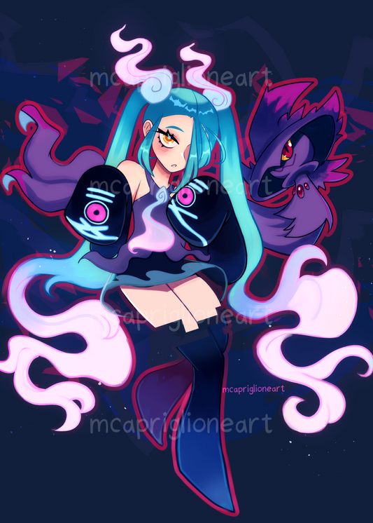 Ghost Miku 5x7 Print