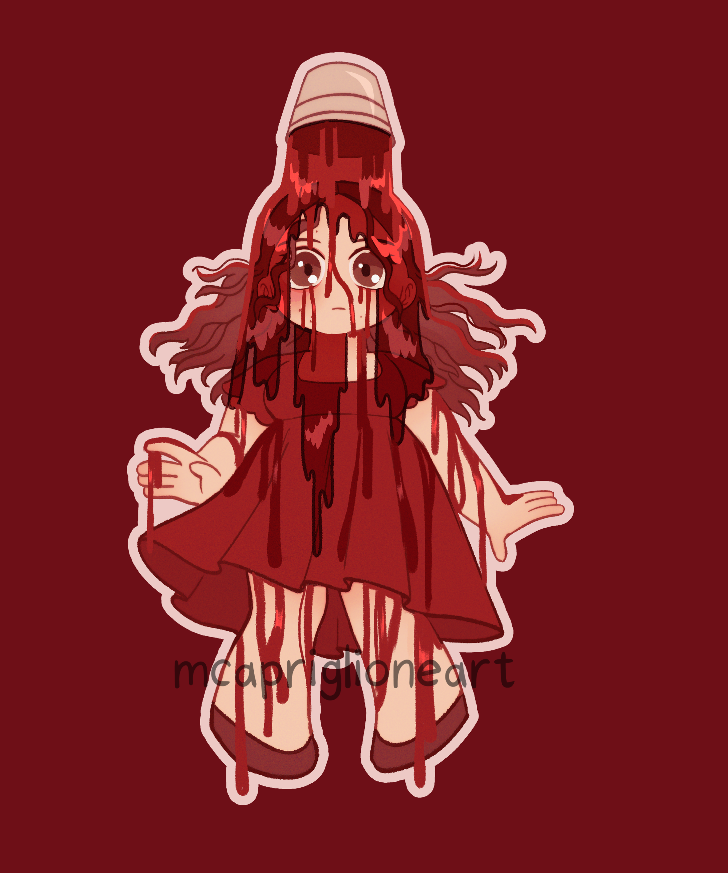 Girls of Horror Stickers