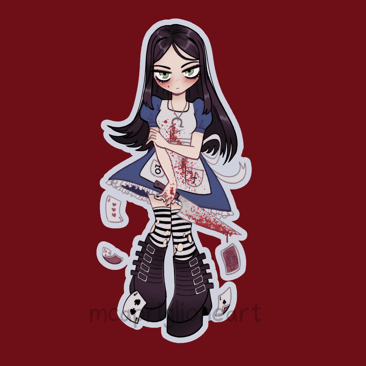 Girls of Horror Stickers