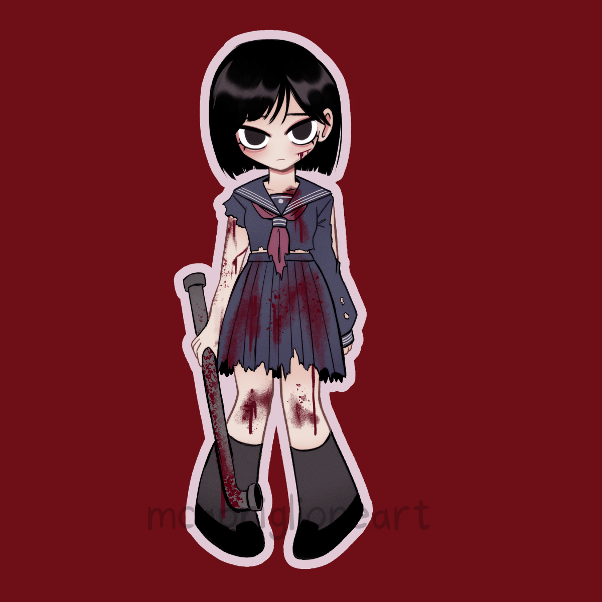 Girls of Horror Stickers