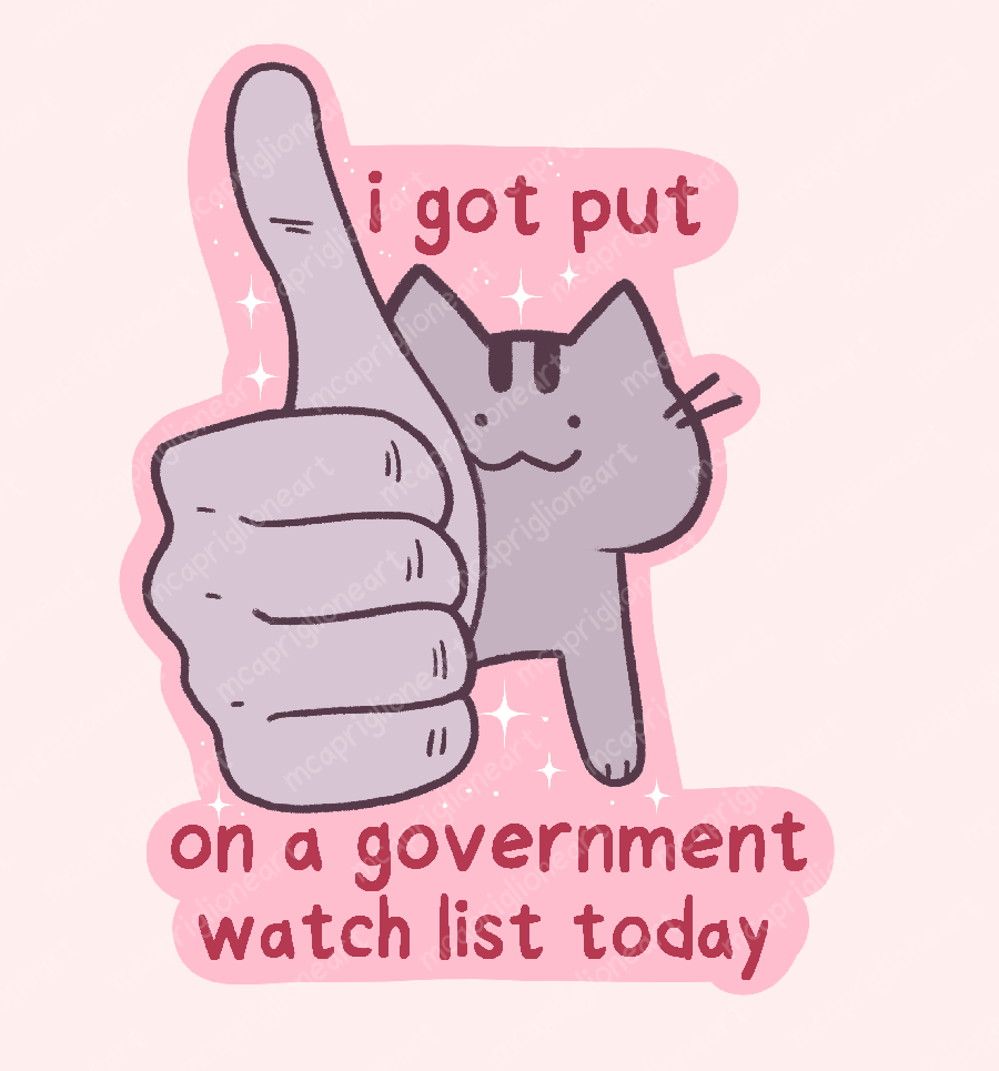 Government Watchlist Cat
