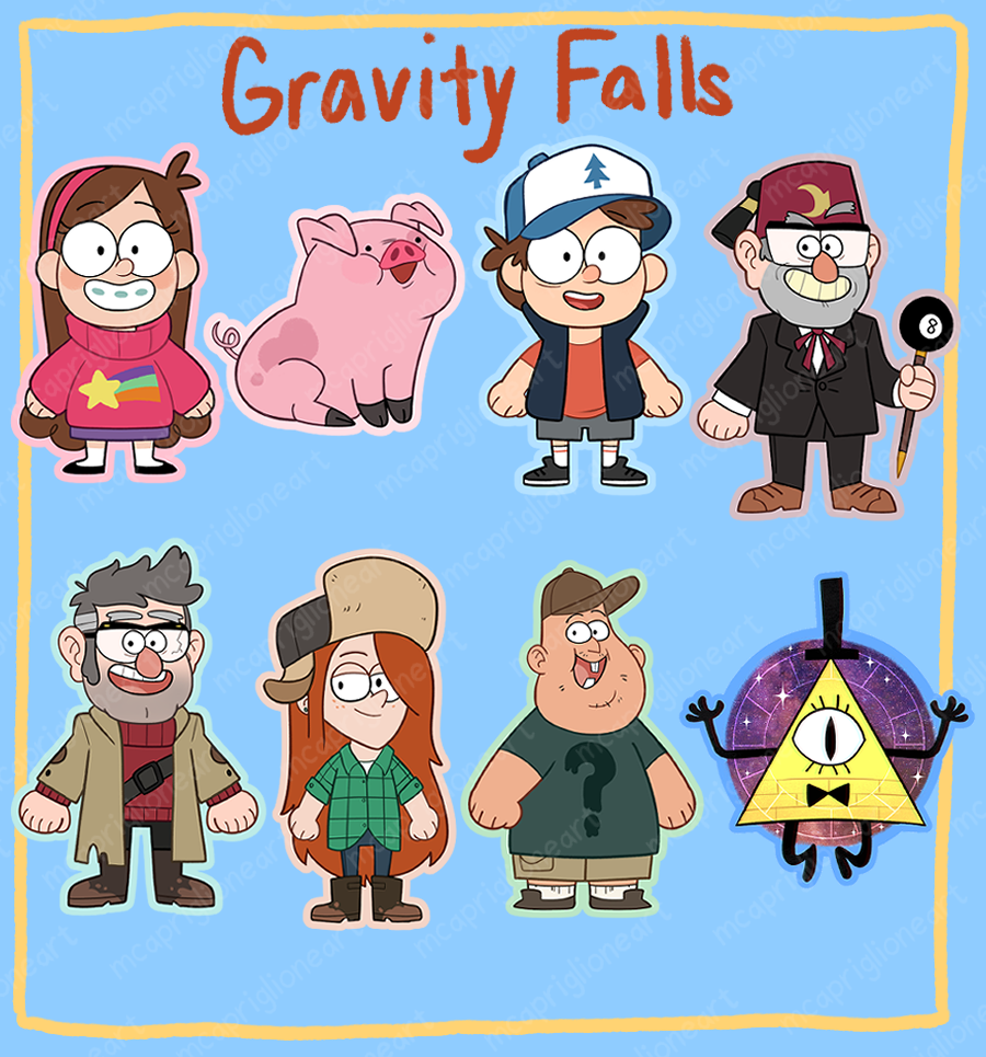 Gravity Falls Stickers
