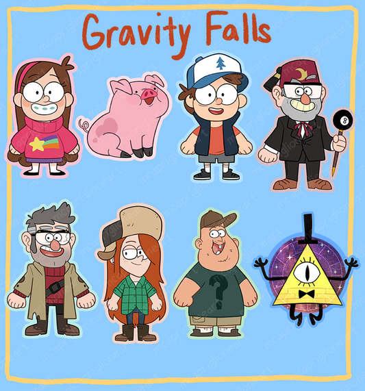 Gravity Falls Stickers
