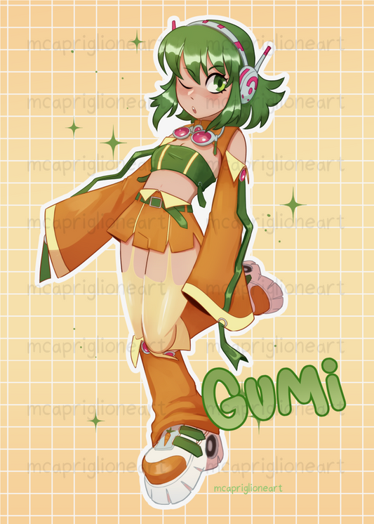 Gumi 5x7 Print