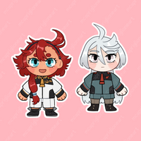 Gundam Lesbians Stickers