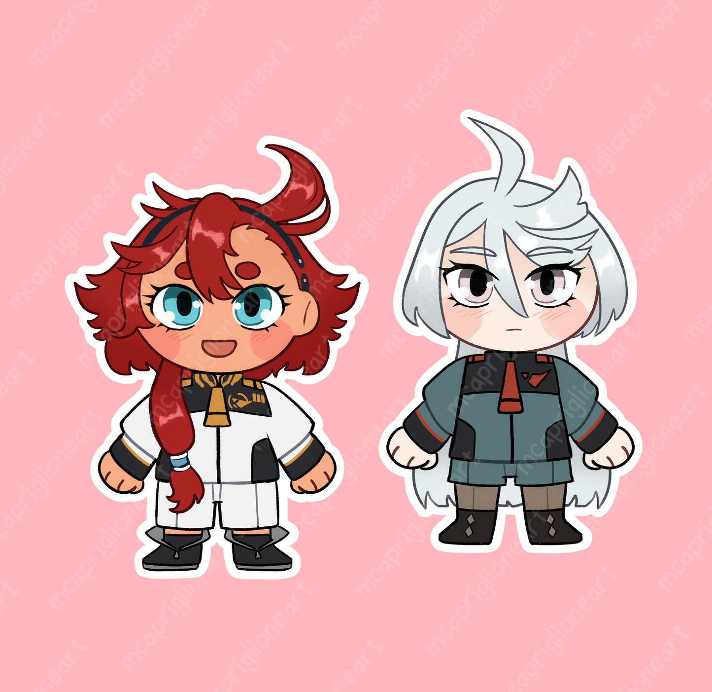 Gundam Lesbians Stickers