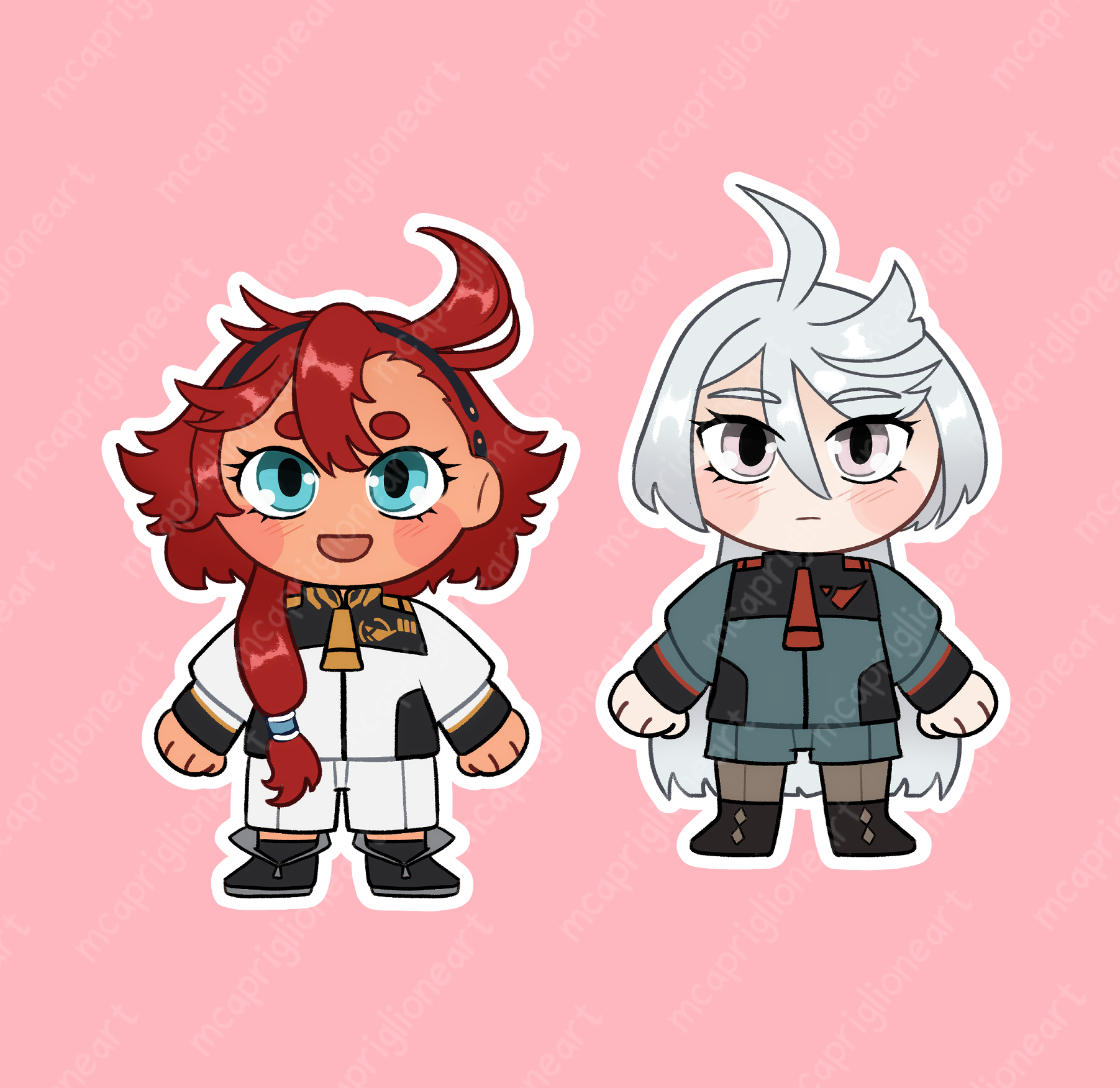 Gundam Lesbians Stickers
