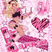 Gyaru Super Gal Print