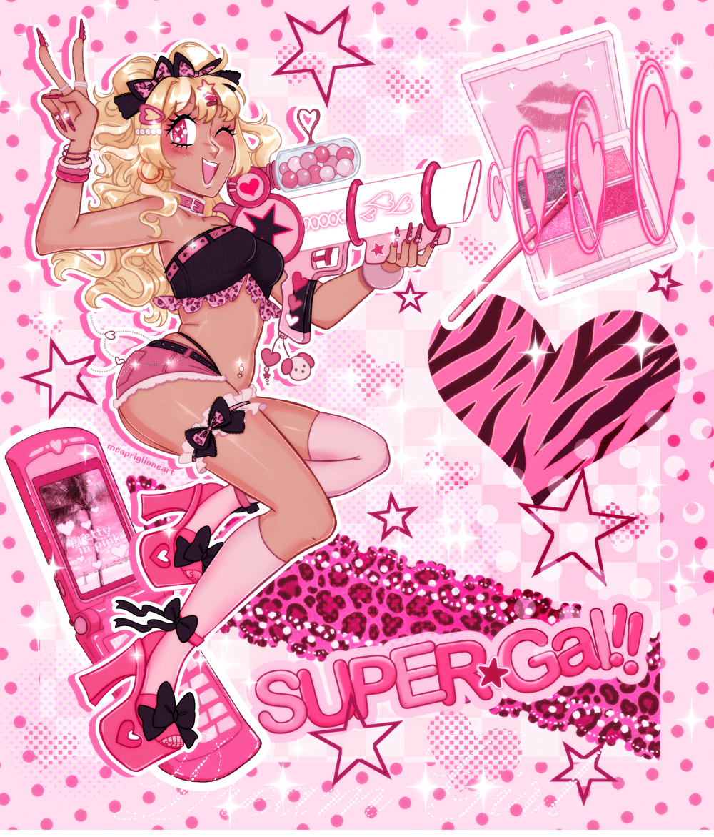 Gyaru Super Gal Print