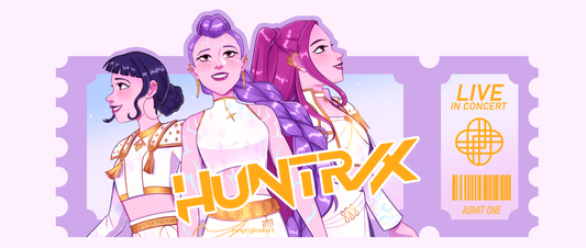 KPop Demon Hunters Huntrix Print 11x17