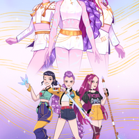 KPop Demon Hunters Huntrix Print 11x17