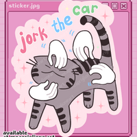 Jork the Cat Sticker
