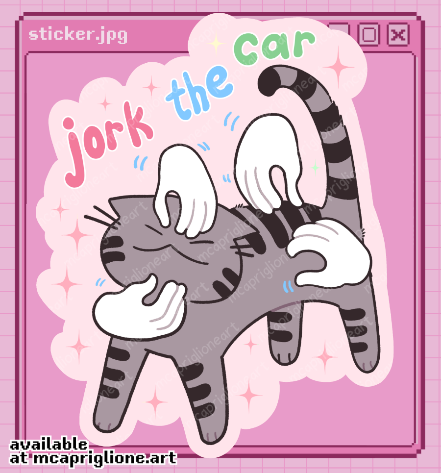 Jork the Cat Sticker