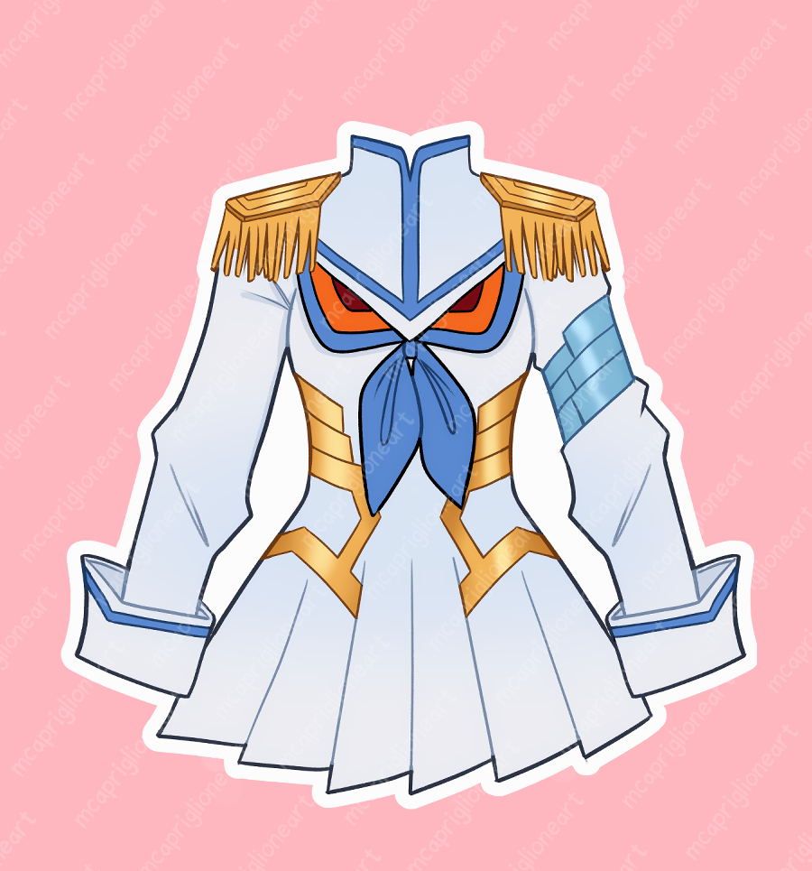 Kill la Kill Outfit Stickers