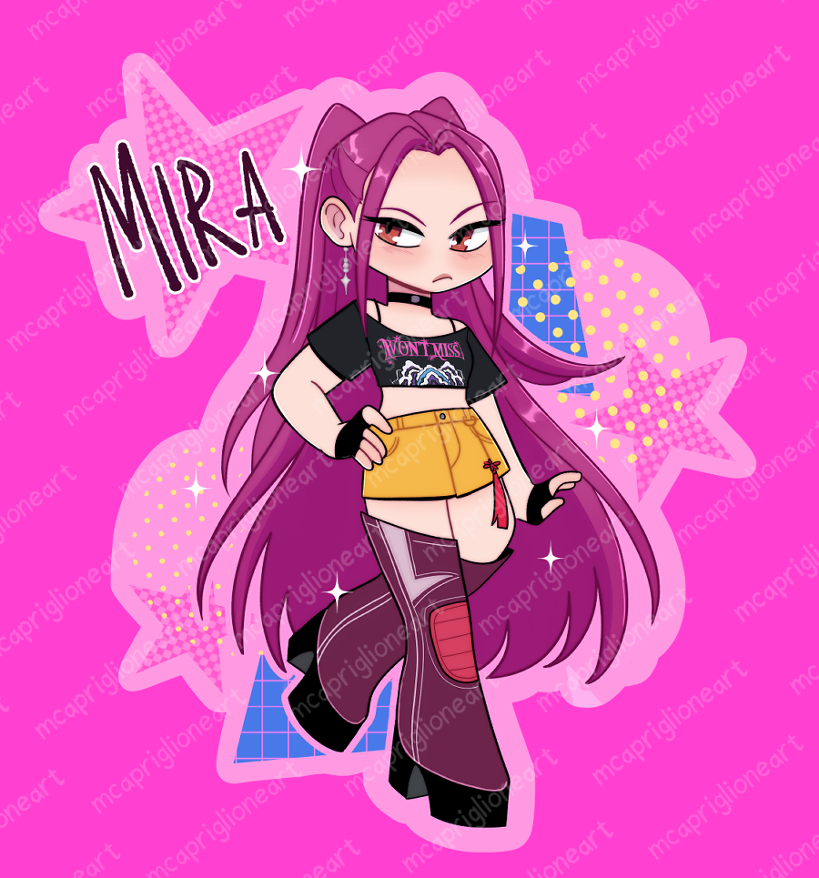 KPop Demon Hunters Huntrix Stickers
