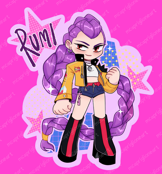 KPop Demon Hunters Huntrix Stickers