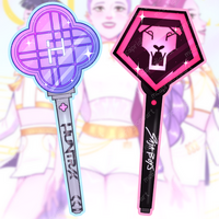 KPop Demon Hunters Light Sticks Stickers
