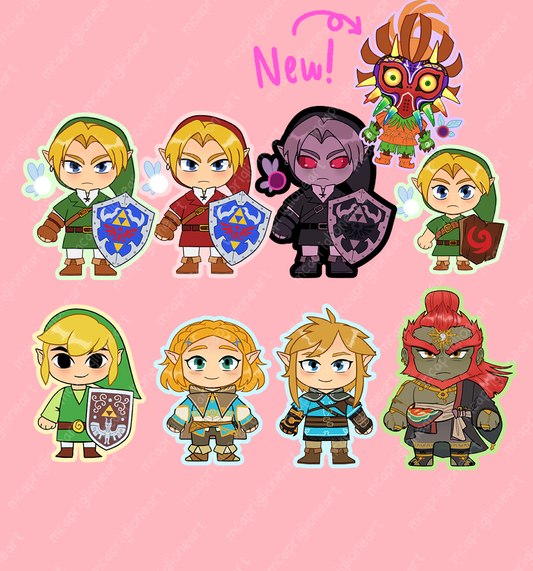 Legend of Zelda Stickers