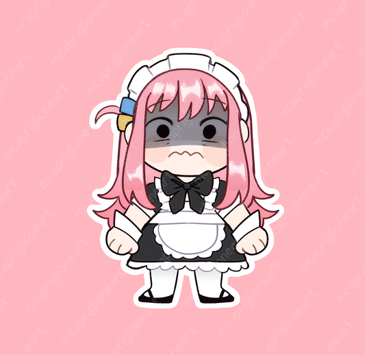 Maid Bocchi The Rock! Stickers