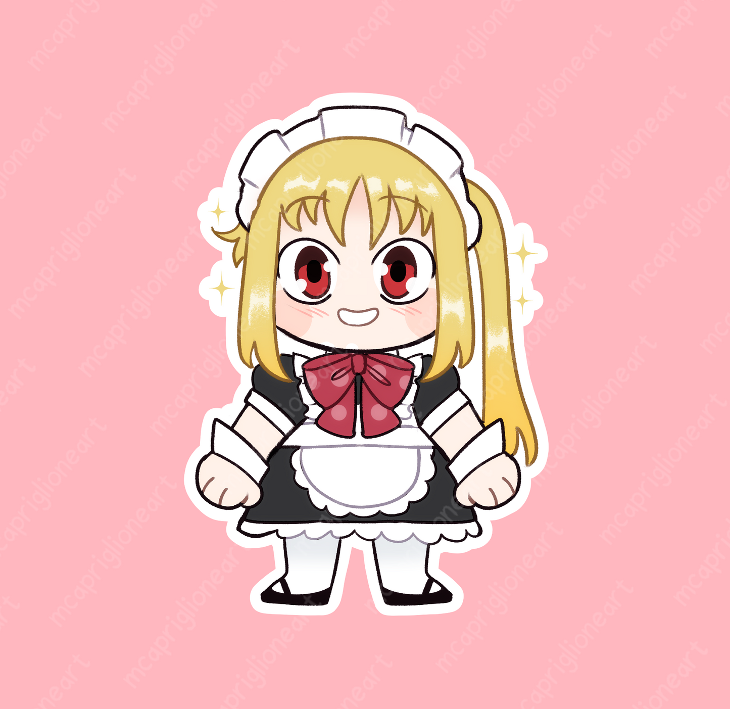 Maid Bocchi The Rock! Stickers