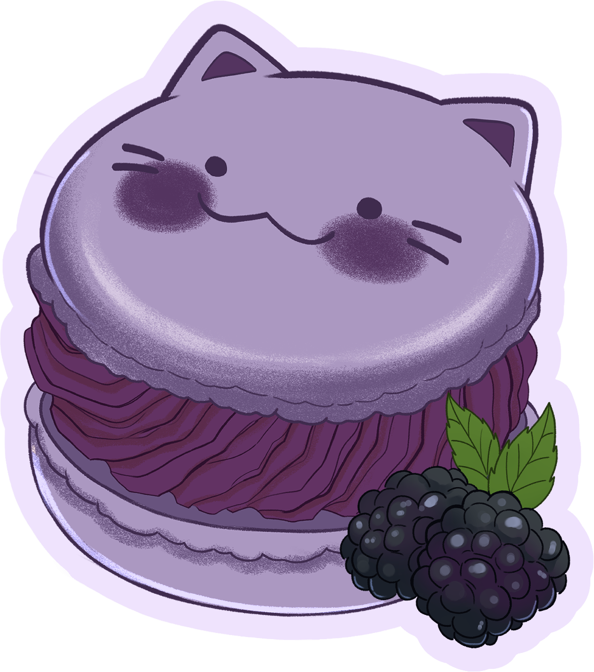 Meow-carons Stickers