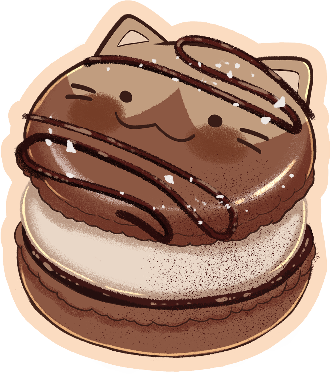 Meow-carons Stickers