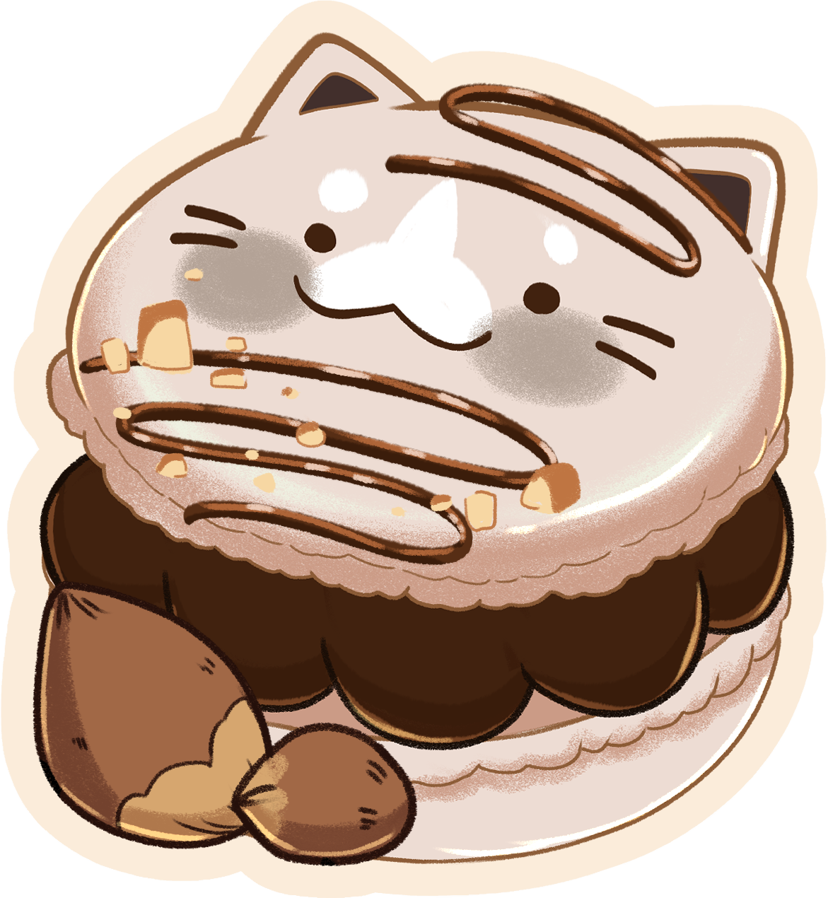 Meow-carons Stickers