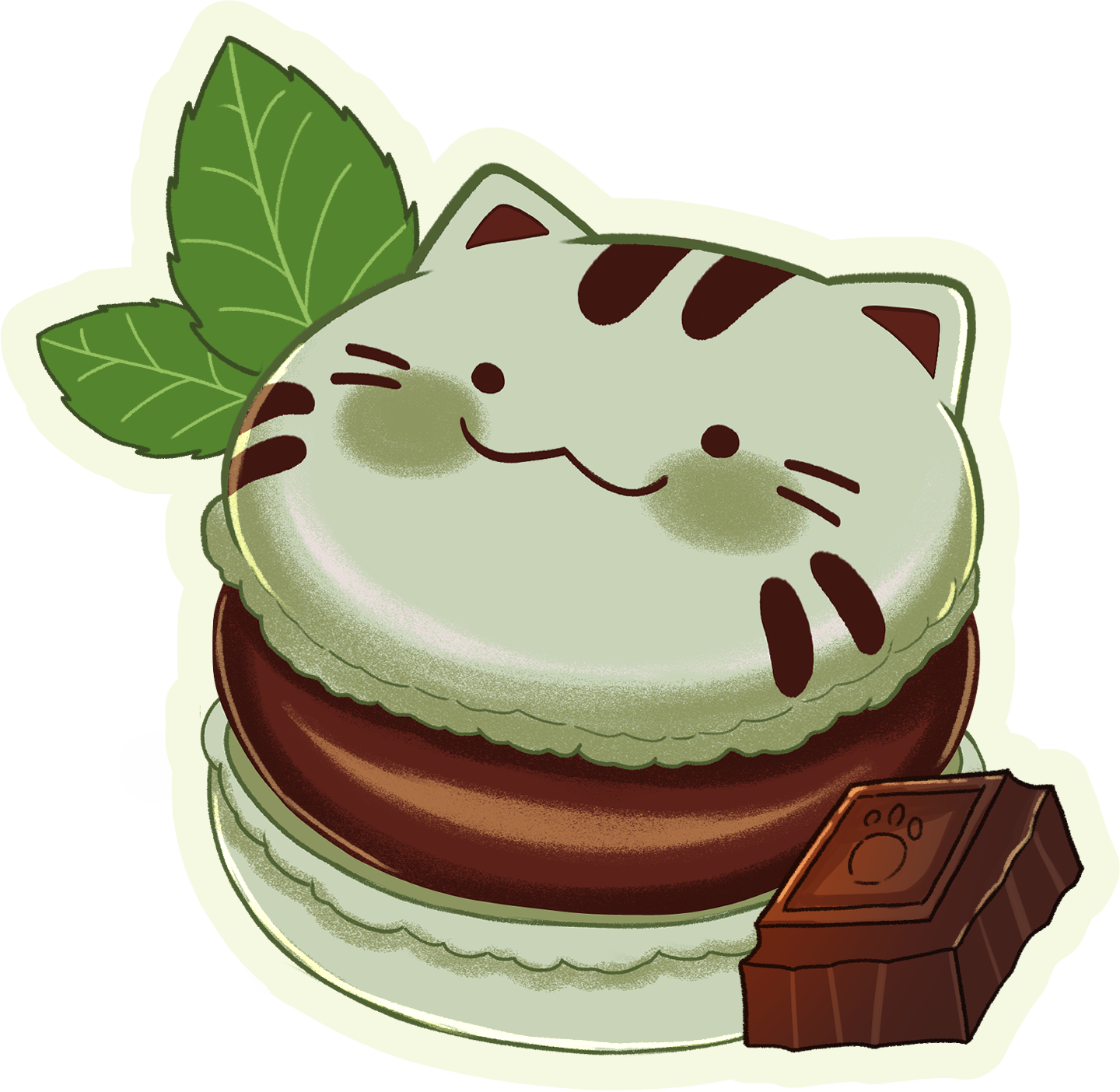 Meow-carons Stickers