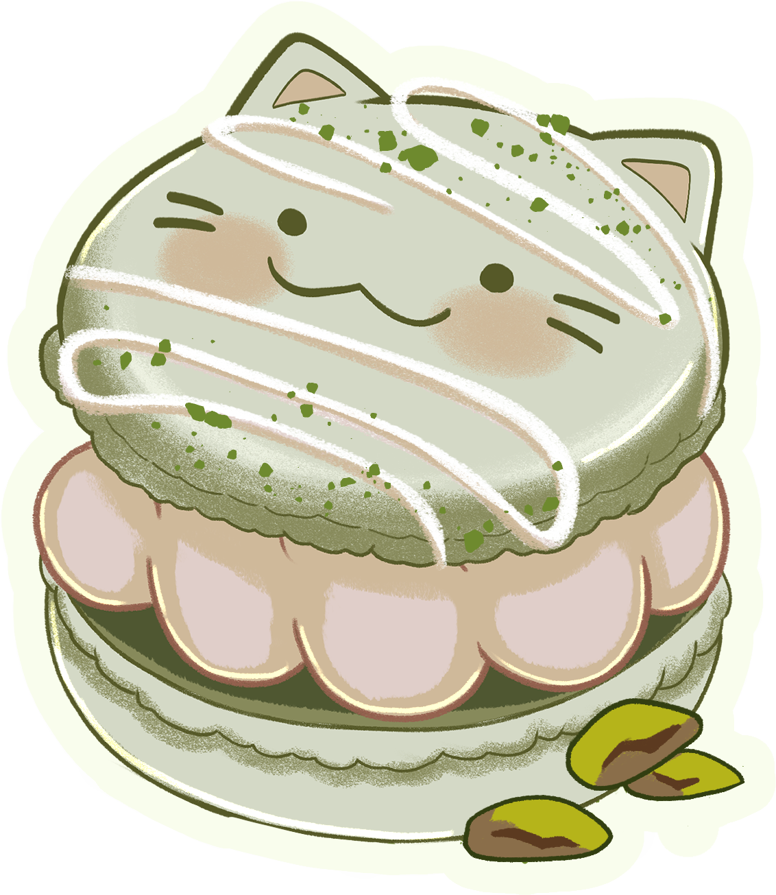 Meow-carons Stickers