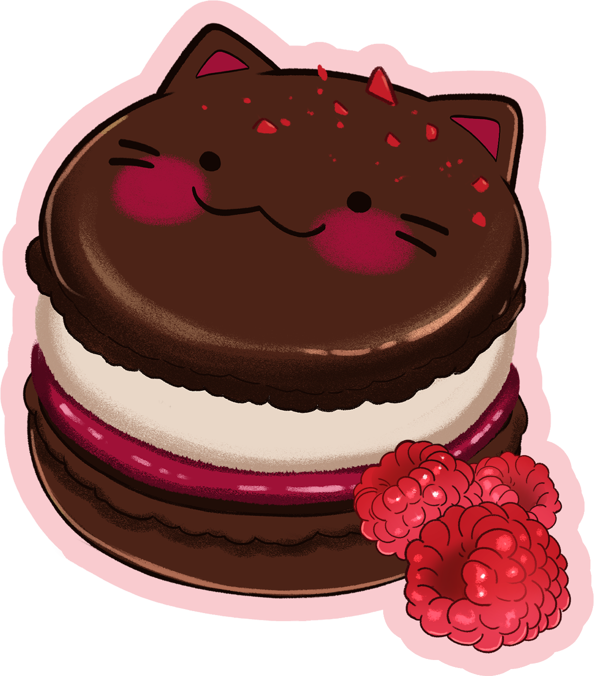 Meow-carons Stickers