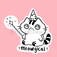 Meowgical Cat Sticker