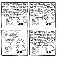 Meow Meow Medium Print