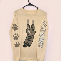 Scratchy Meow Original Long Sleeve T-Shirt