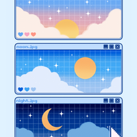 Morning Noon and Night 8.5x11 Print