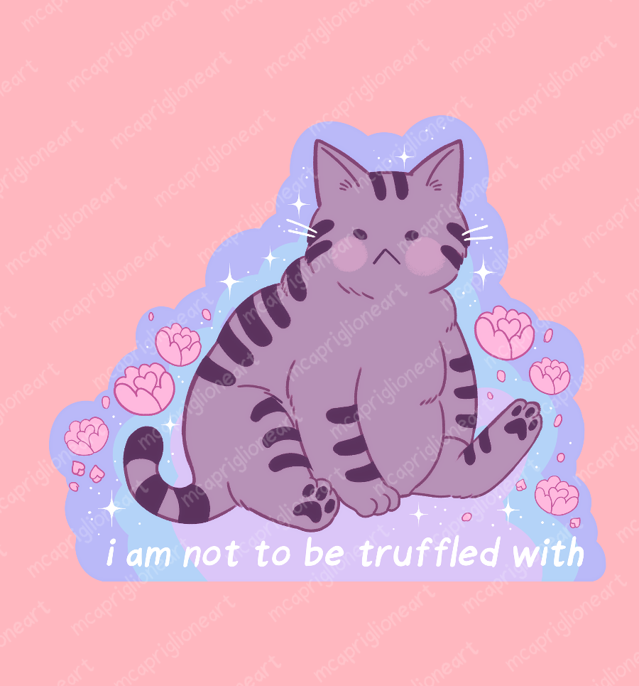 Not to be Truffled With Cat Sticker