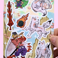 Okami Sticker Sheet