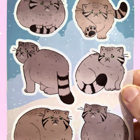 Pallas's Cat Sticker Sheet
