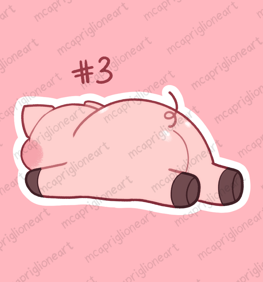 Piggy Stickers!