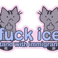 F**k Ice Cat Sticker