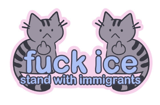F**k Ice Cat Sticker