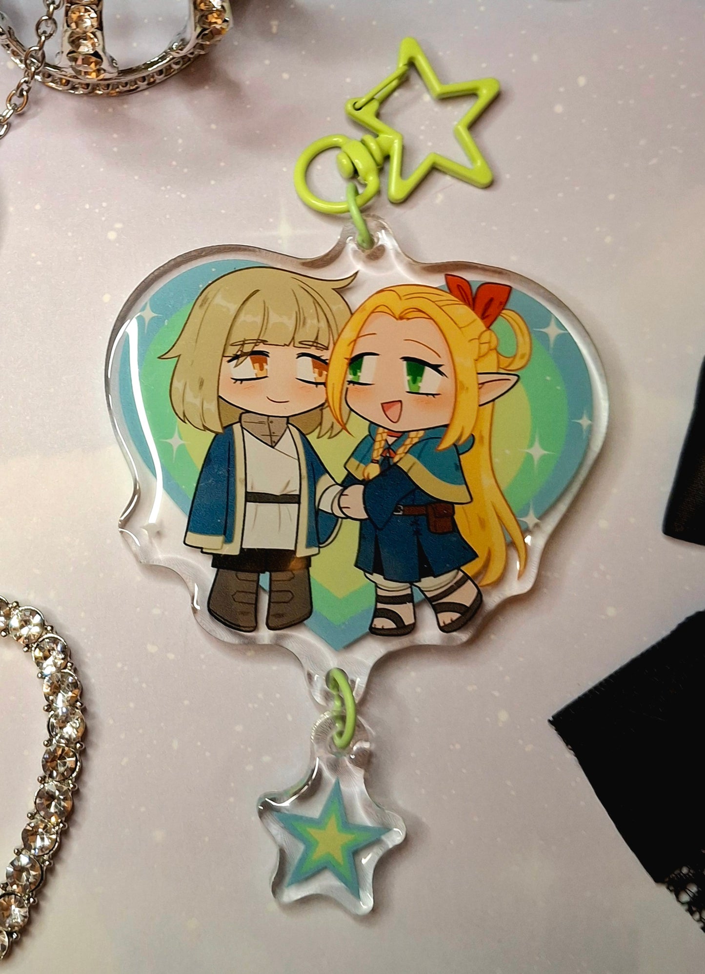 Yuri Couples Epoxy Acrylic Charms