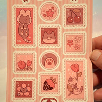 Cat Coquette Sticker Sheet