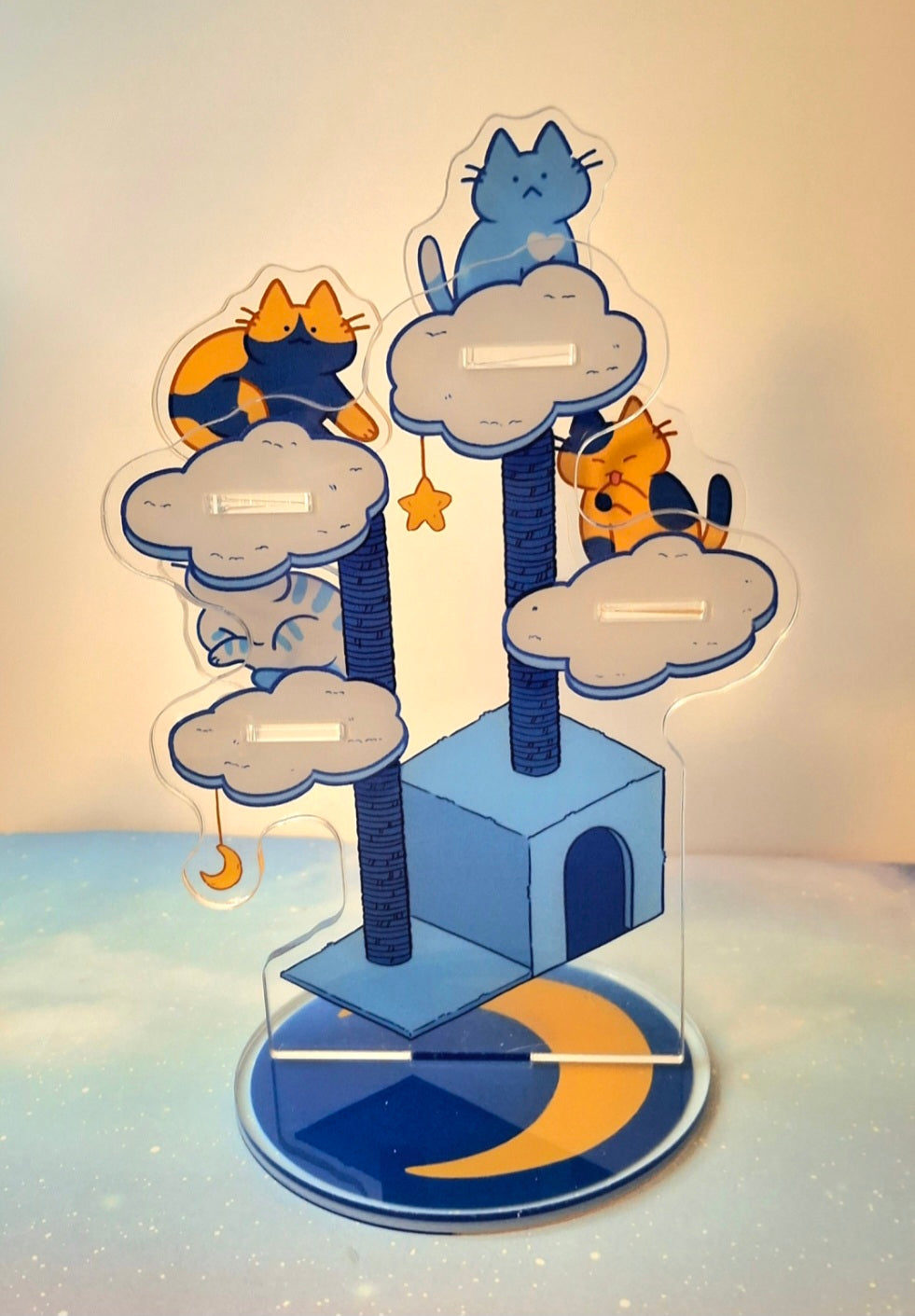 Celestial Cat Condo Customizable Acrylic Standee