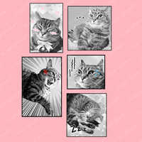 Rosemary Manga Stickers