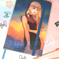Sunset Sky Dotted Journal