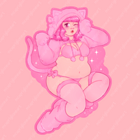 Sleepy Chubby Sticker