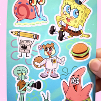 Spongey Sticker Sheet