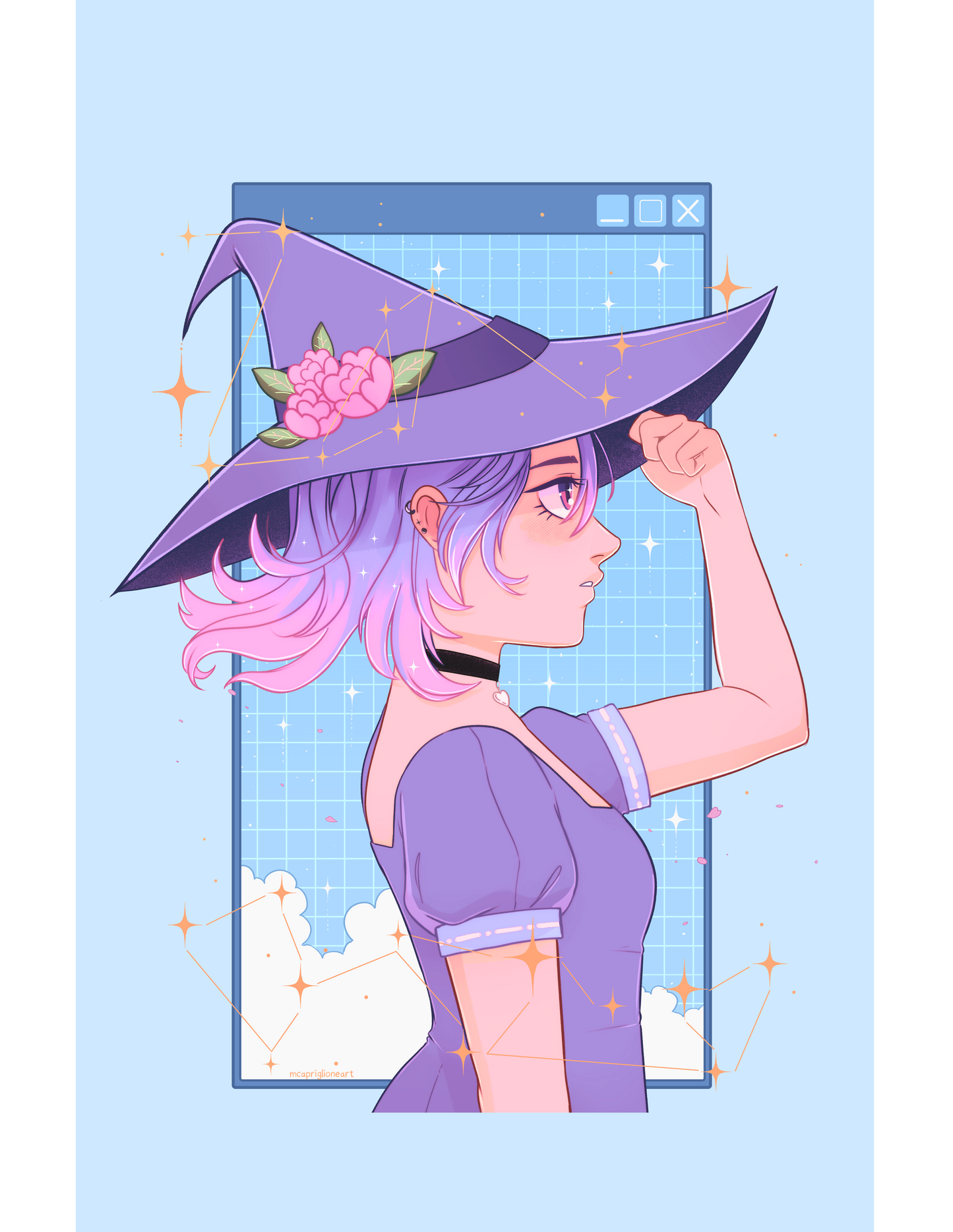 Stargazer Print 11x18 (Gold Foil Available)