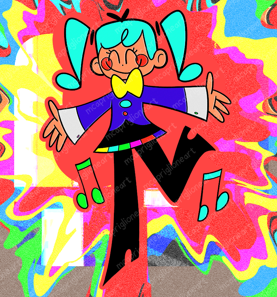 Static Miku Sticker