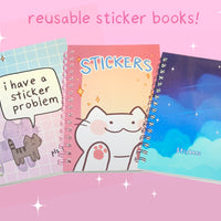 Reusable Sticker Books (Small) (5 Designs Available)
